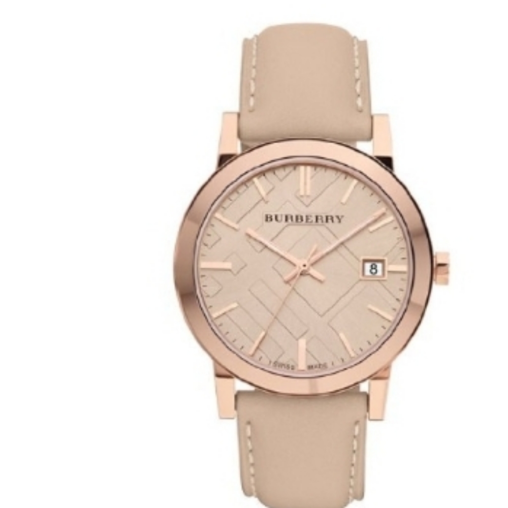 Rose Gold Burberry watch